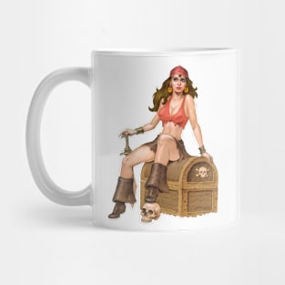 Pirate Girl Color Version Mug